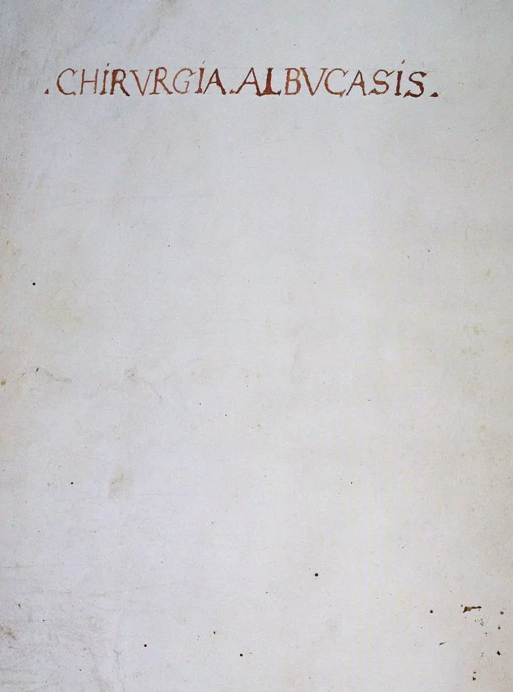 Abu'l Qasim. – Chirurgia