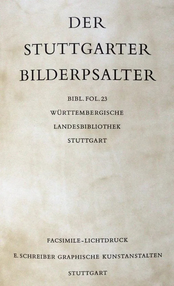 Stuttgarter geïllustreerde psalter, De. – Bibl