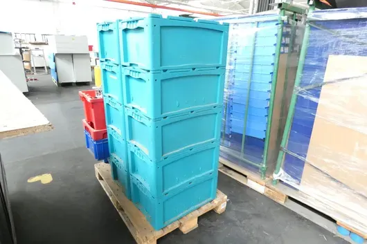 10x BITO Lagerbox, mit Palette