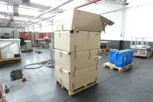 Diverse partij, met pallet