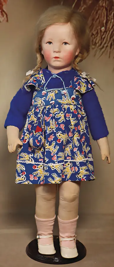 KÄTHE KRUSE – Ilsebill, poupée Käthe Kruse de la série VIII vers 1945