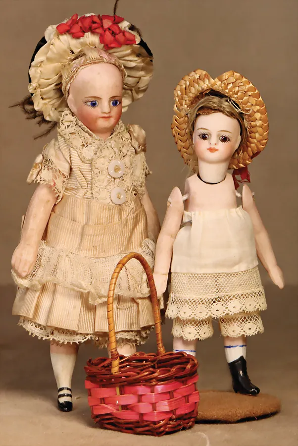 2 kleine Franse Mignonette-paren