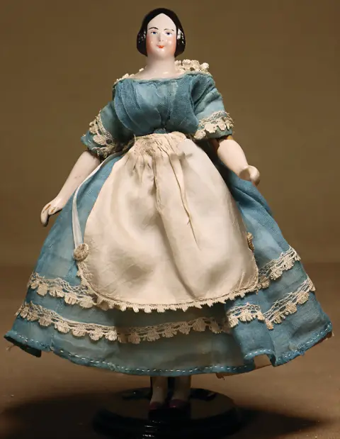 Petite tête chinoise articulée rare