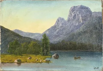 Monogramist M.M. Planinsko jezero