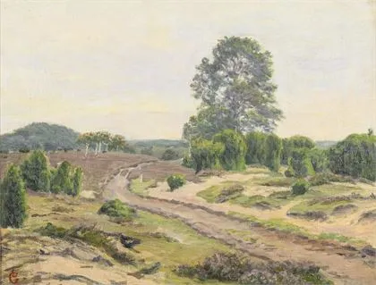 GÄDE, Lilla (1852 Knoop birtok Kiel mellett – 1932 Kiel). „Virágzó hangaföld”