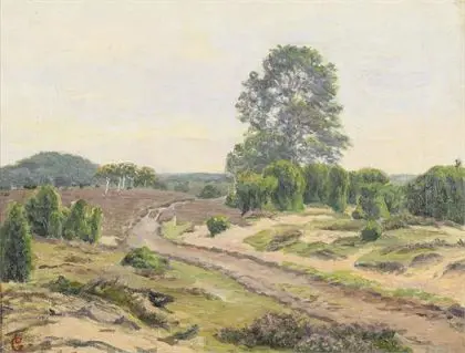 GÄDE, Lilla (1852 Knoop birtok Kiel mellett – 1932 Kiel). „Virágzó hangaföld”