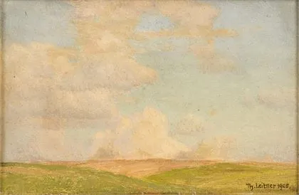 LEITNER, Thomas (1876 Altmünster - 1948 Bécs). Kis táj