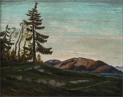 NAUMANN, Robert (1890 Schandelah - 1979). "Hideg reggel"