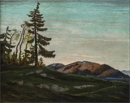 NAUMANN, Robert (1890 Schandelah - 1979). "Hideg reggel"