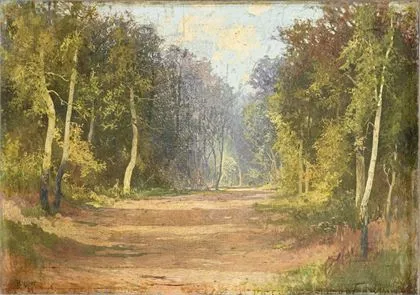 VENT, Rudolf (1880 Niedergrunstedt - 1948 Weimar). A Webichtben Weimarnál