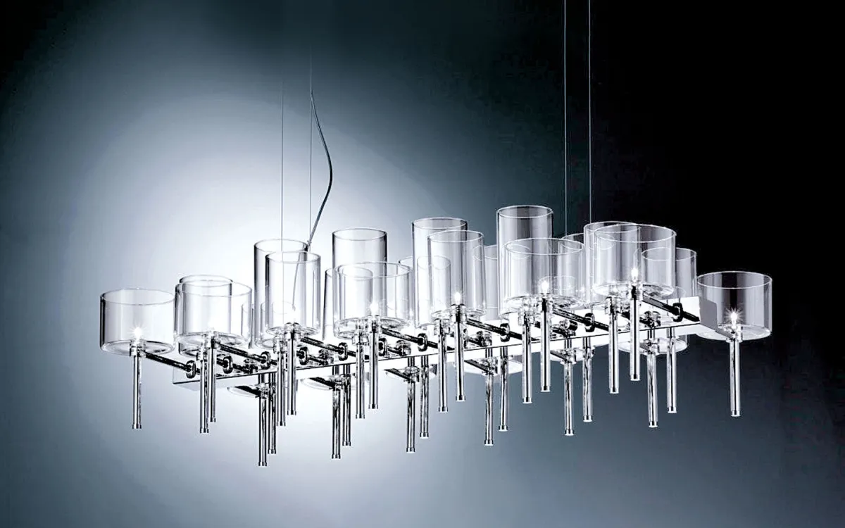 Large ceiling light, model Spillray SP 26, Axo Light, Italy, design Manuel Vivian