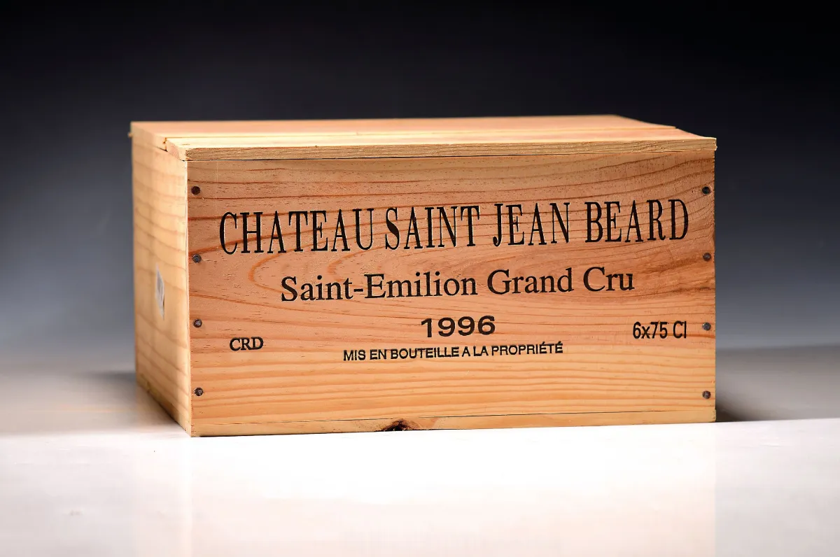 12 bouteilles 1996 Chateau Saint Jean de Beard, Saint Emilion Grand Cru, env. 750ml chacune, 2x