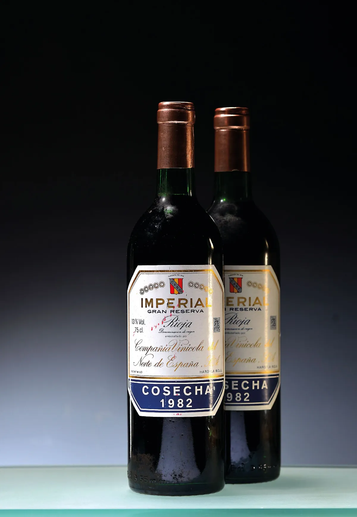 10 bouteilles, 1982 CVNE Imperial Gran Reserva, Rioja DOCa, Espagne, env. 75cl, 13%Vol.