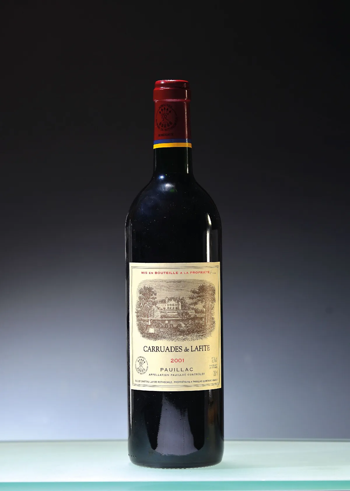 1 Flasche 2001 Chateau Lafite Rothschild Carruades de Lafite, Pauillac, ca. 75cl, 12