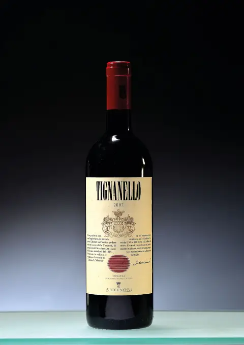 1 bouteille 2007 Marchesi Antinori Tignanello, Toscane, env. 75cl, 14%vol, into neck