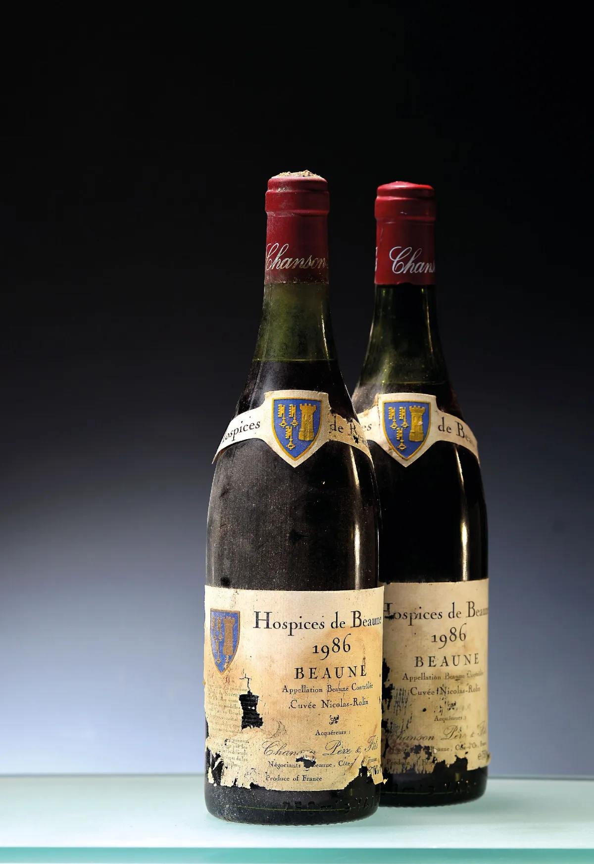 6 butelek 1986 Hospices de Beaune Beaune Premier Cru Cuvee Nicolas Rolin, Cote de