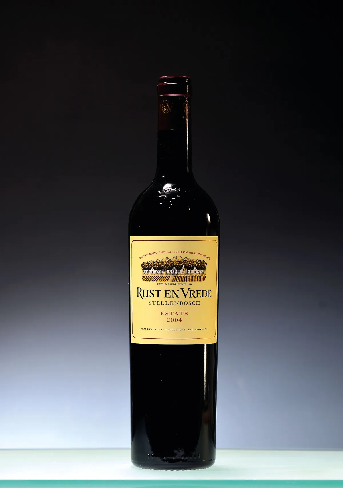2 láhve 2004 Rust en Vrede Estate, Stellenbosch, Jihoafrická republika, cca 75cl, 14,5% obj.,