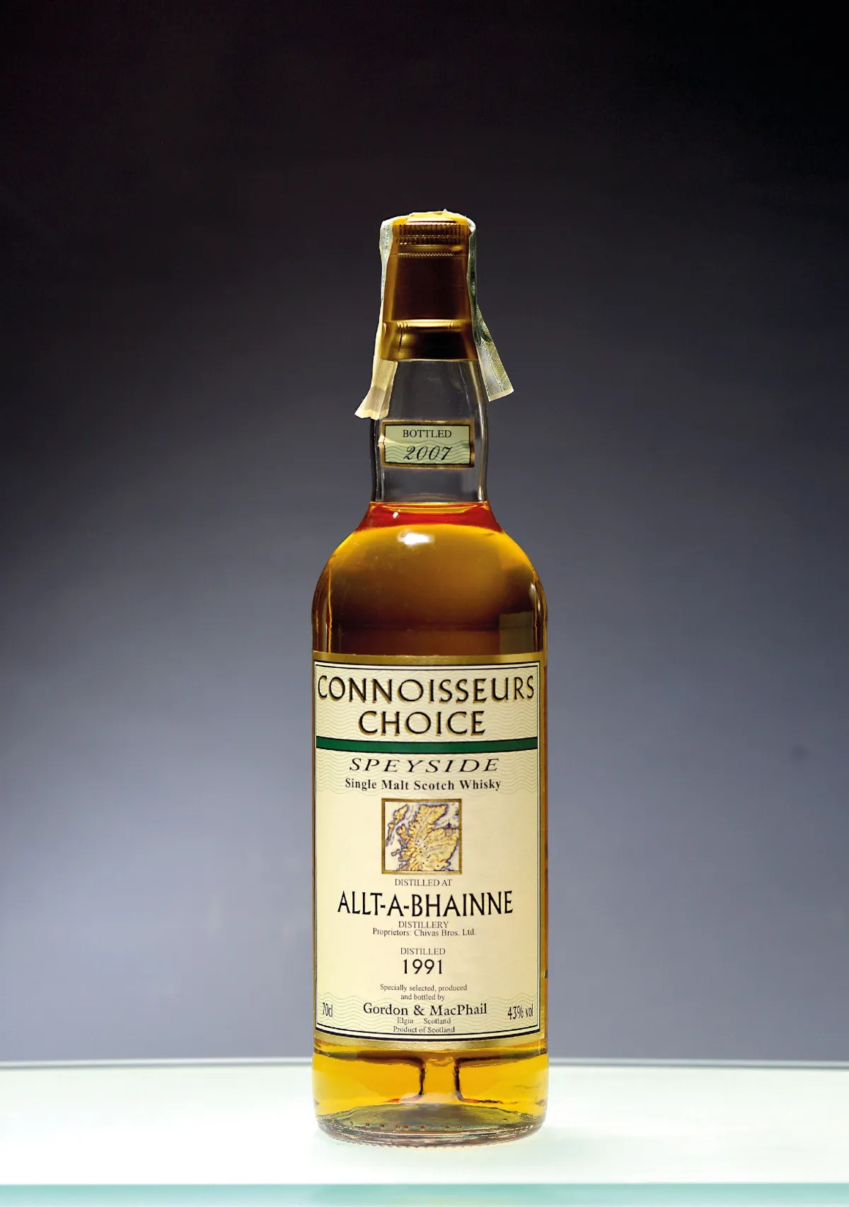 1 Flasche 1991 Allt-A-Bhainne Connoisseurs Choice, abgefüllt 2007, Scotch Whisky,