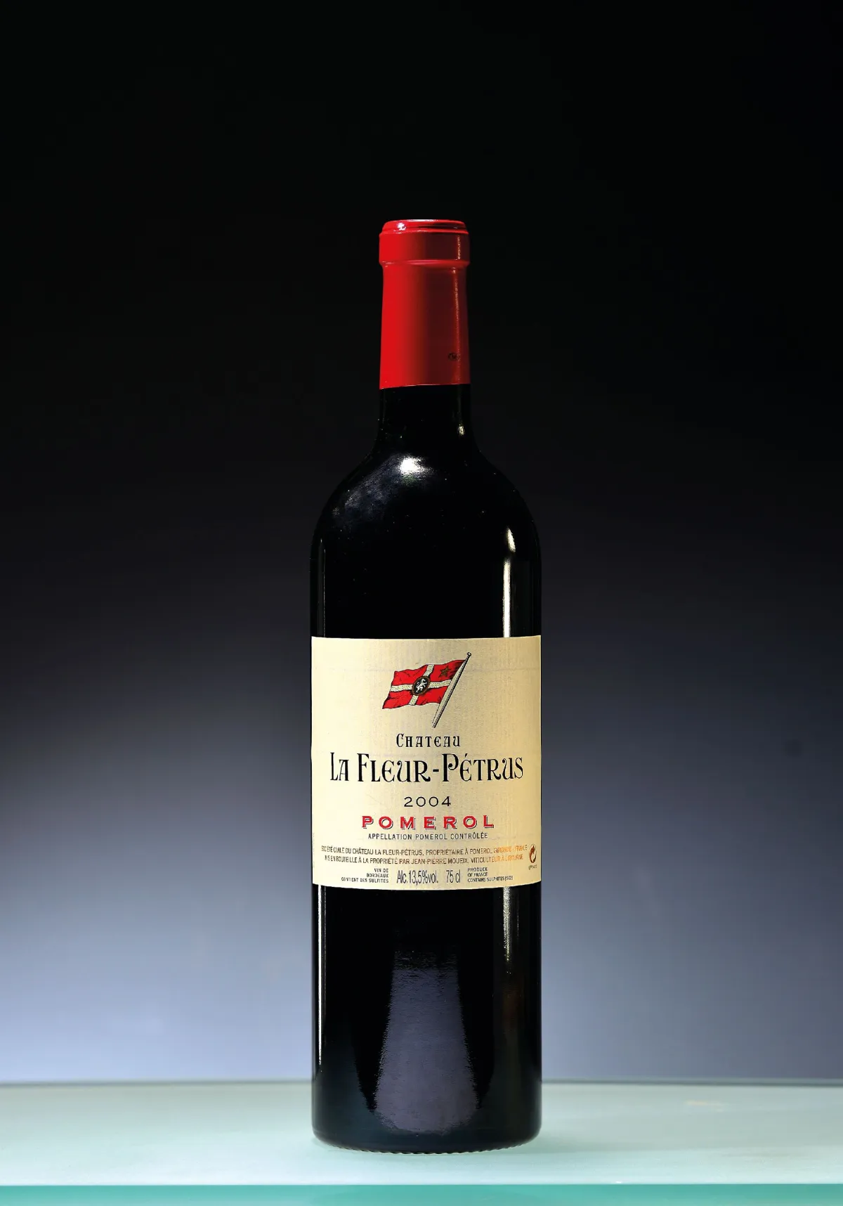 1 láhev 2004 La Fleur-Petrus, Pomerol, cca 75cl, 13,5%Vol., high fill