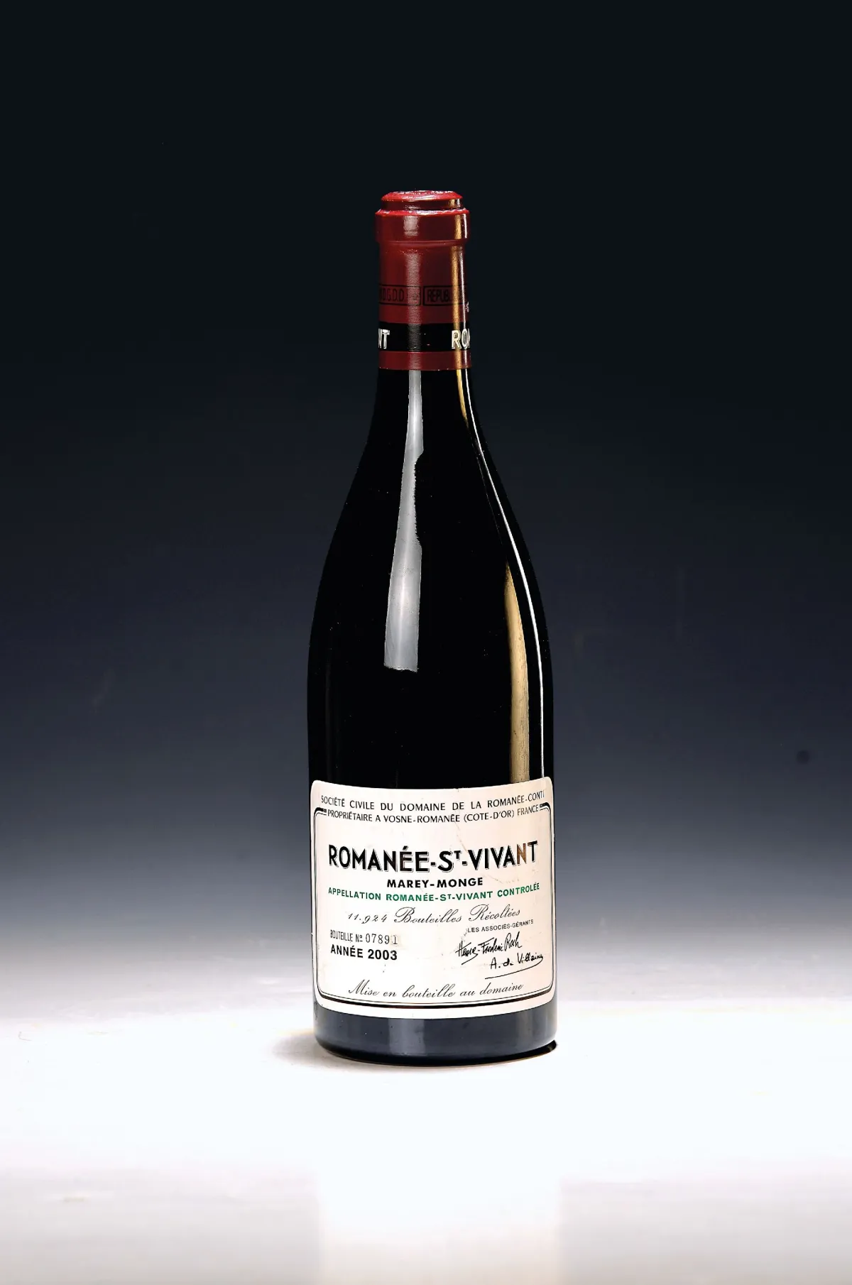 1 Flasche 2003 Domaine de la Romanee-Conti Romanee-Saint-Vivant Grand Cru, Cote de