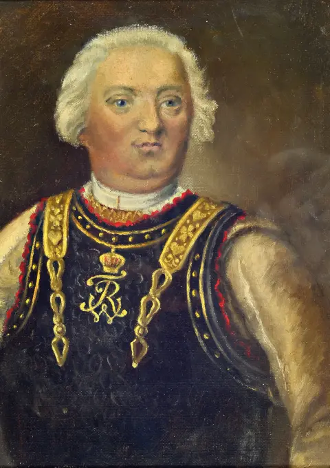 Artiste inconnu du 18e siècle, portrait du maréchal général prussien royal
