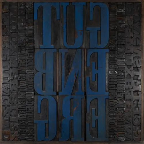 Giorgio Milani – 'Hommage an Gutenberg', 2000