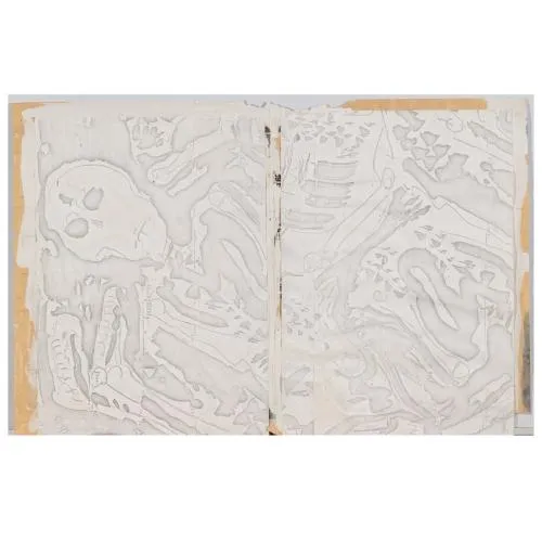 Herbert Zangs – Sans titre (Tombe), vers 1981