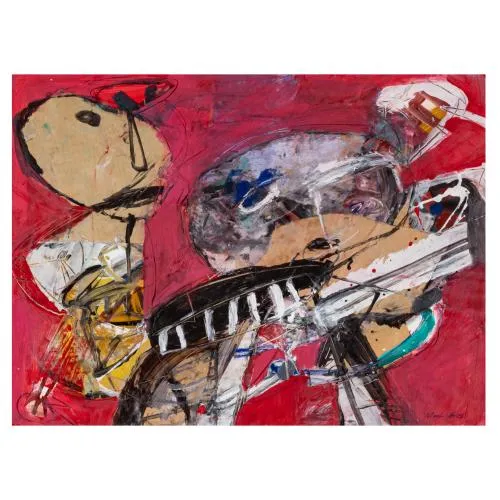 Thomas Niggl – Abstrakte Komposition, 1982