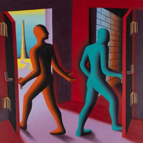 Mark Kostabi – 'SEE YOU TOMORROW', 1992