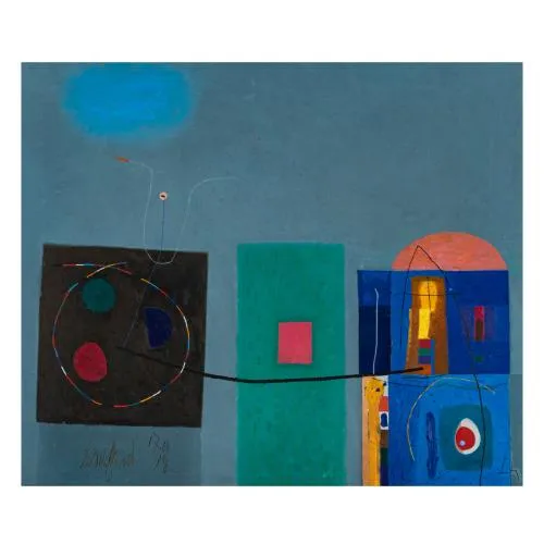 Stoyan Tsanev – Abstrakte Komposition, 1998