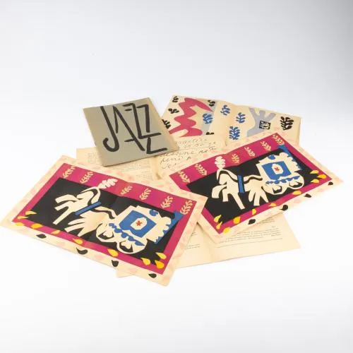 Henri Matisse – Prospekt k 'Jazz' se 3 pochoiry, 1947