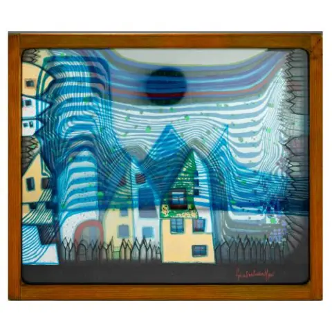 Friedensreich Hundertwasser – 3D-object 'Fall in Cloud, Fall in Fog, Fall Out', 1979