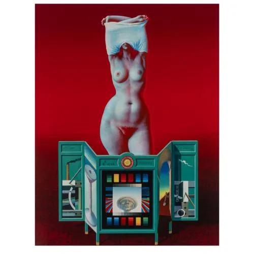 Rudolf Hausner – 'Evas Paravent', 1980