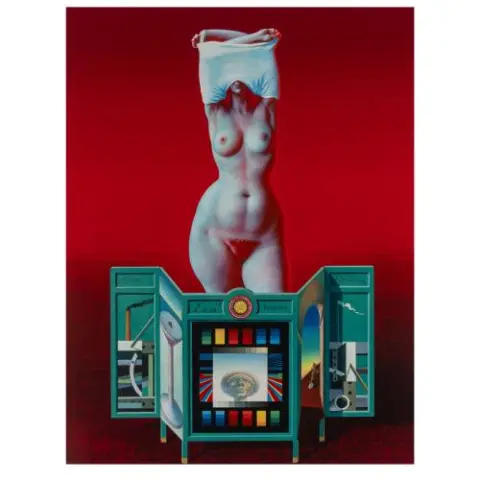 Rudolf Hausner – 'Evas Paravent', 1980