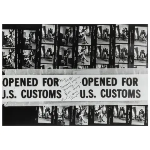 Helmut Newton – 'Opened for U.S. Customs' (Memphis Tennessee), 1991