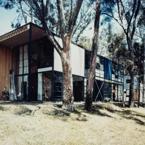 Julius Shulman – 'Charles Eames. Case Study House #8, Pacific Palisades, California', 1958 (późniejszy odbitka)