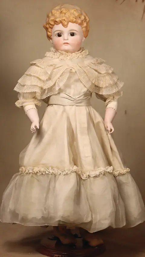 KLING – 186-5, poupée tête en porcelaine biscuit
