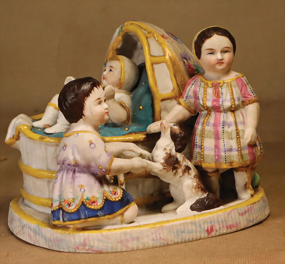 Schöne Biedermeier-Szene