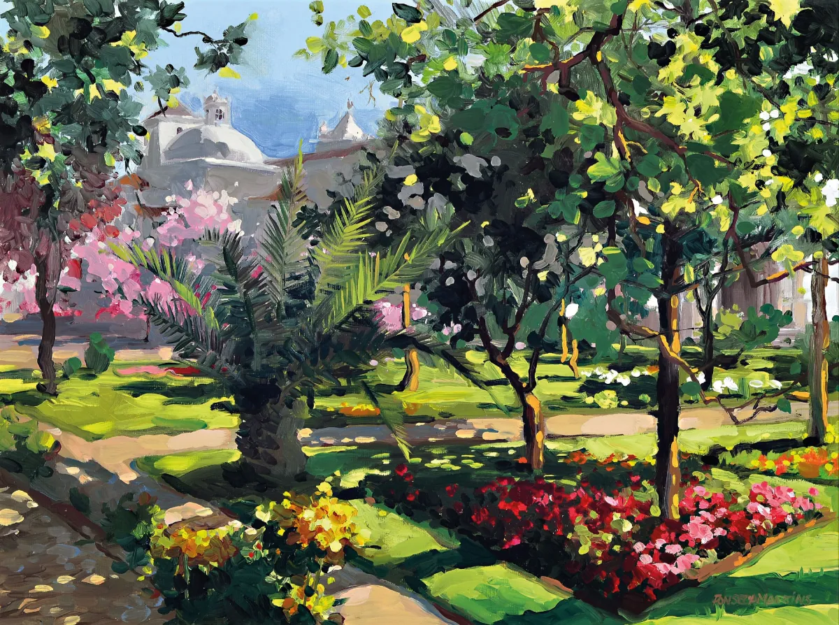 Carlos José Fonseca Martins, nar. 1949, park ve městě, pravděpodobně Portugalsko