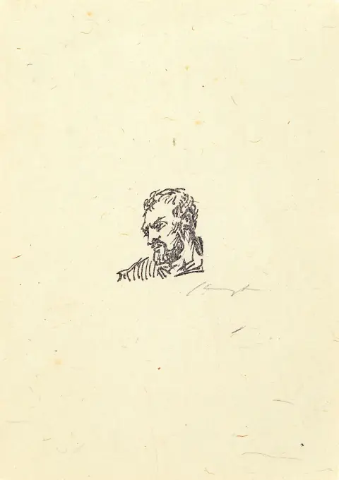 Max Slevogt 1868 Landshut-1932 Leinsweiler, 2 lithographies, petit format, chacune