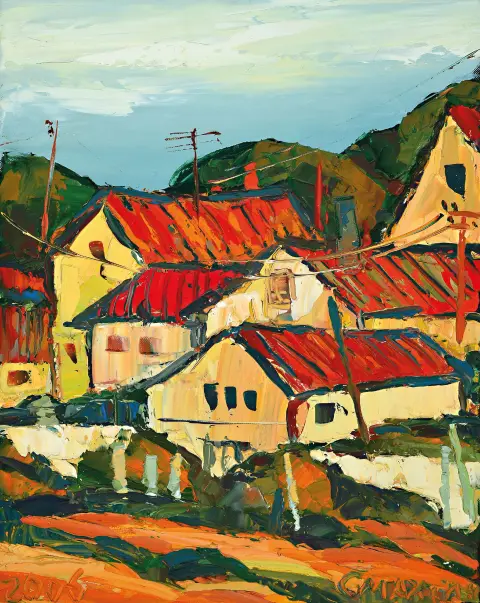 Vladimir Smahtin, né en 1955 à Moscou, vit et travaille à Ludwigshafen, trois paysages
