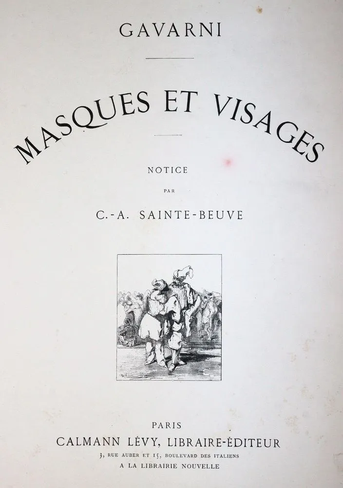 Gavarni (tj. S.P.Chevalier). – Masques et visages