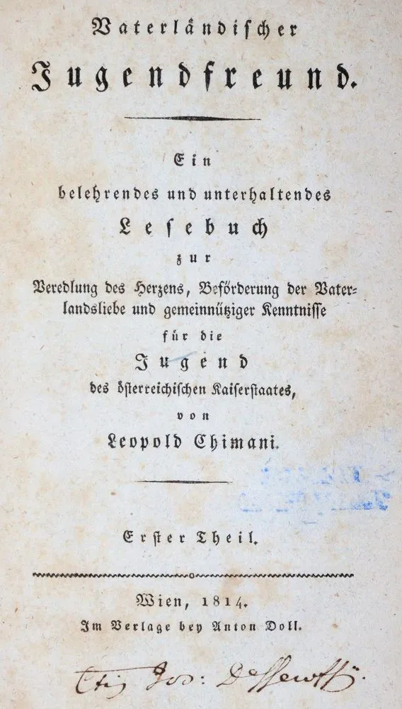 Chimani, L. – Vaterländischer Jugendfreund