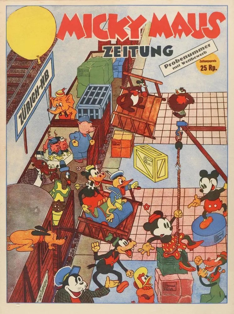 Noviny Micky-Maus. – Zkušební číslo