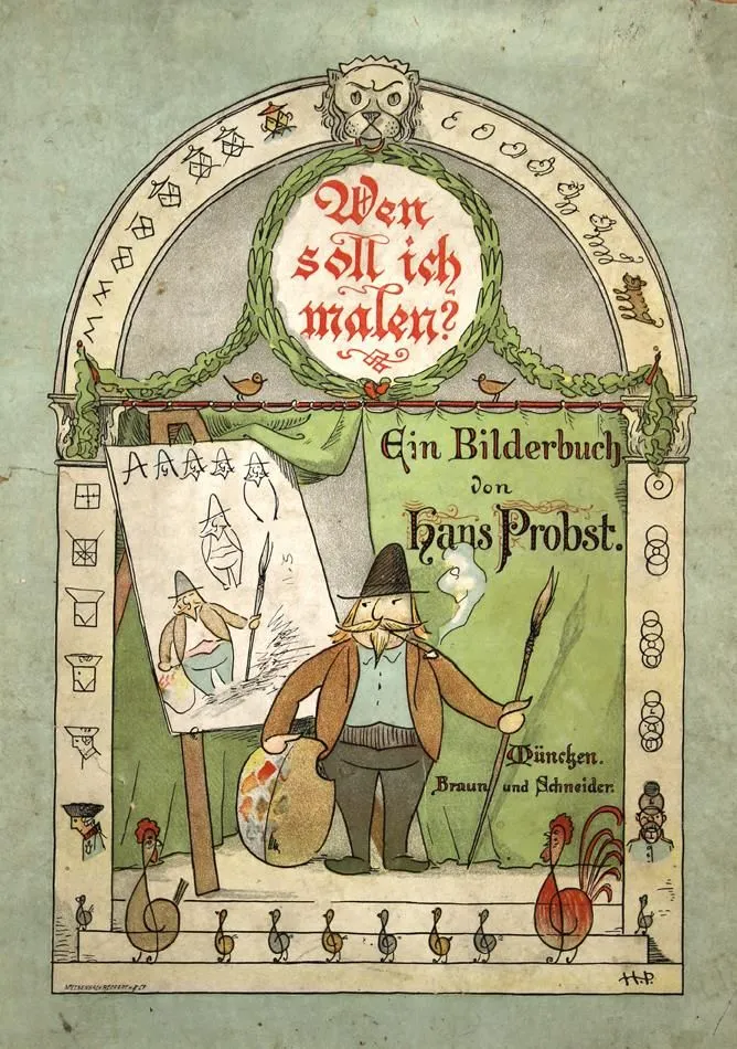Probst,H. – Wen soll ich malen ? Ein Bilderbuch