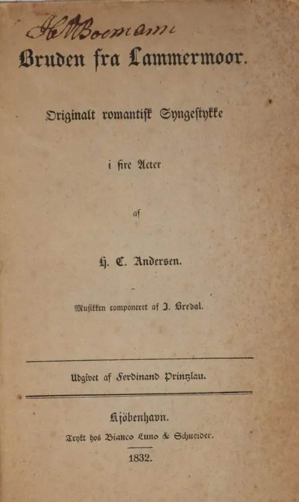 Andersen,H.C. – Bruden fra Lammermoor