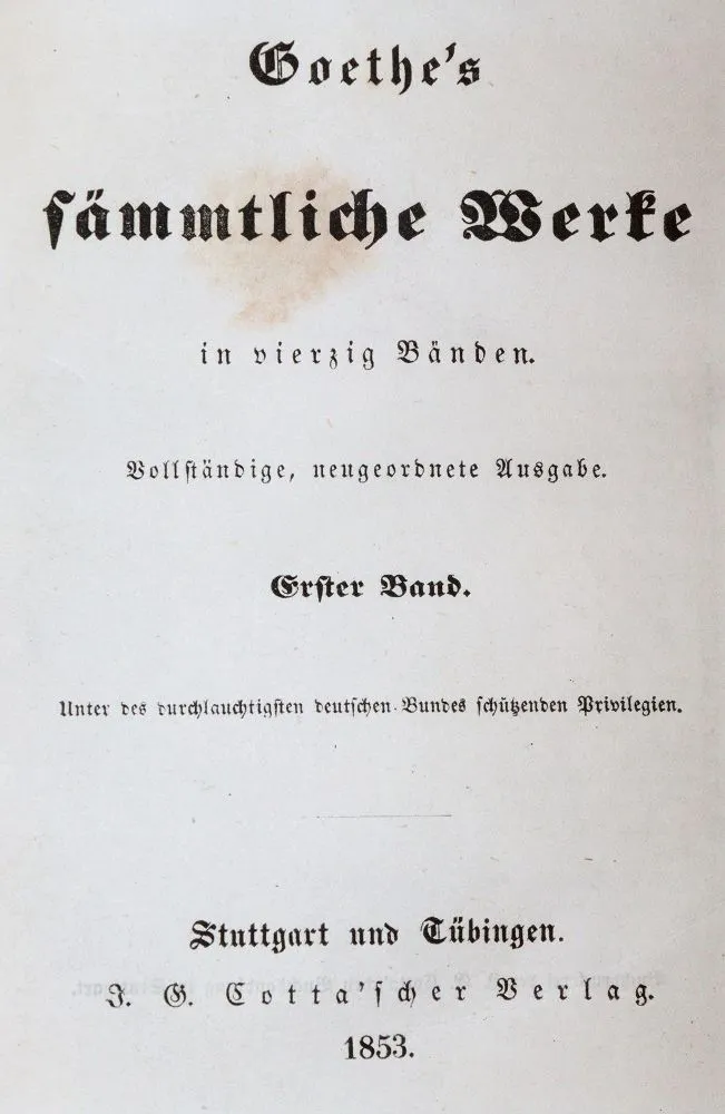 Goethe,J.W.v. – Veškeré spisy