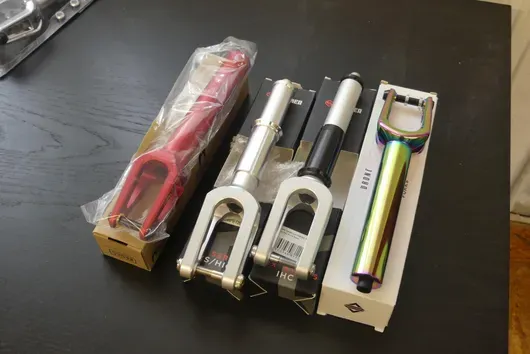 4x Scooter Gabel