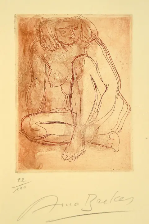 Arno Breker (1900-1991) : édition de luxe avec eau-forte originale signée, 1974, éd.