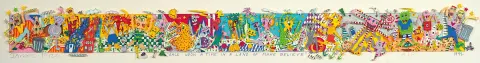 James Rizzi, 1950-2011 New York, Once upon a time in a land of make believe,